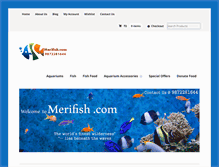 Tablet Screenshot of merifish.com